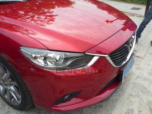 Реснички на фары нижние хромированные для MAZDA 6 (GJ) 2013-